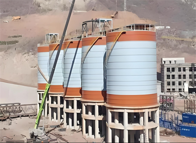 永登高架钢板仓